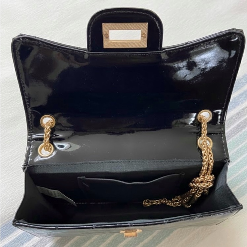 Small Rectangular Crossbody Bag - Black Color - Picture 5 of 6